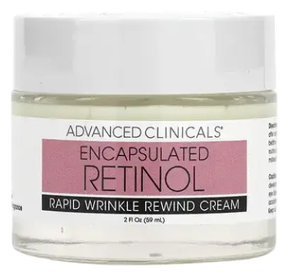 Advanced Clinicals Encapsulated Retinol Rapid Wrinkle Rewind Cream