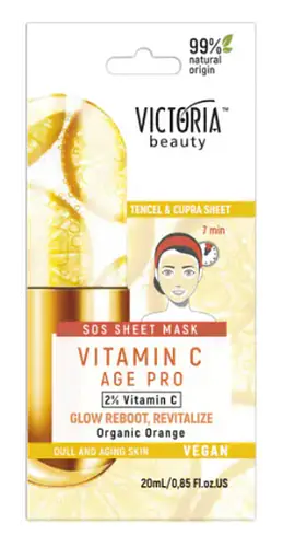 Victoria Beauty Vitamin C Age Pro SOS Sheet Mask