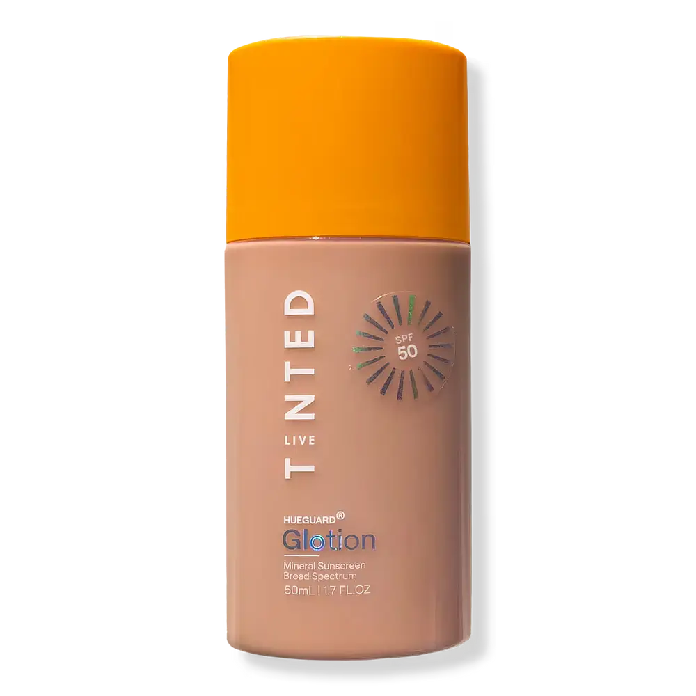 Live Tinted Hueguard Glotion Mineral Sunscreen Broad Spectrum SPF 50 2 Medium/Deep