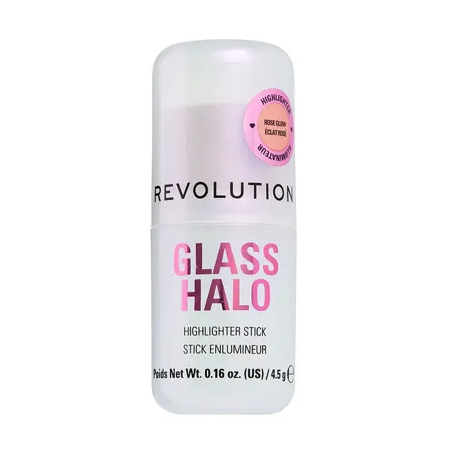 Revolution Beauty Glass Halo Highlighter Stick Rose Glow
