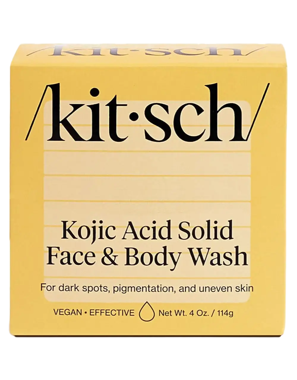 Kitsch Kojic Acid Solid Face & Body Wash
