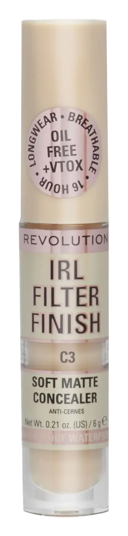 Revolution Beauty IRL Filter Finish Concealer C3