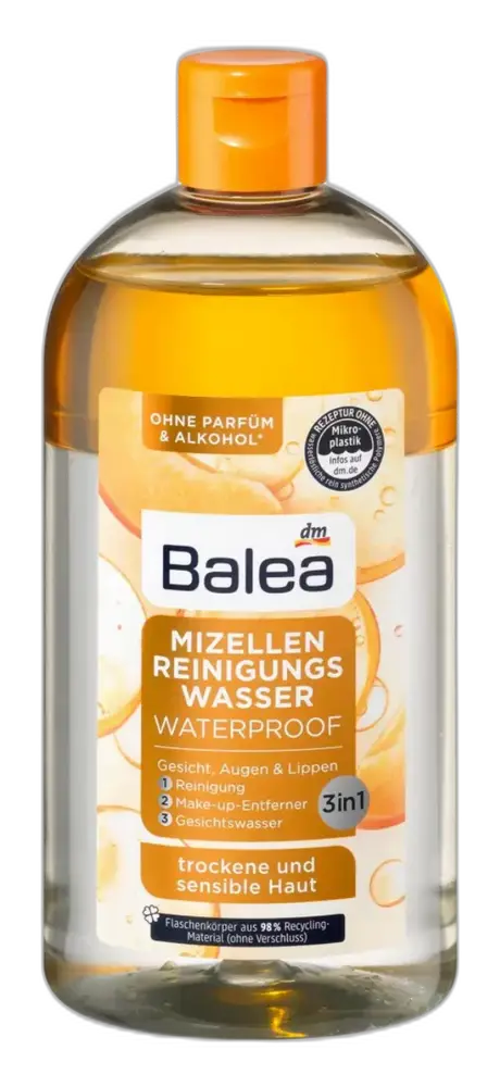 Balea Mizellen Reinigungs Wasser Waterproof