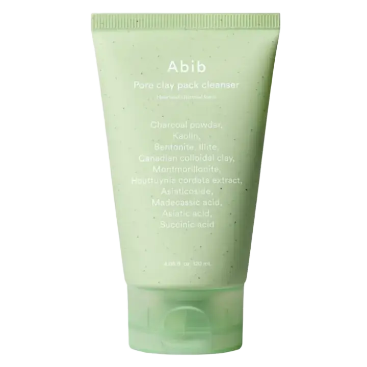 Abib Pore Clay Pack Cleanser Heartleaf Charcoal Foam