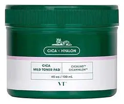 VT Cosmetics Cica Mild Toner Pad Standard