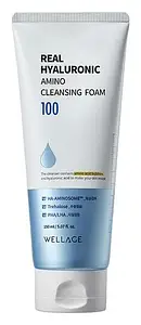 Wellage Real Hyaluronic Amino Cleansing Foam