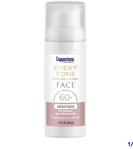Coppertone Every Tone Invisible Finish Face Sunscreen SPF 60+