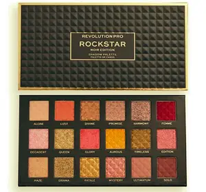 Revolution Beauty Rockstar Eyeshadow Palette Noir Edition