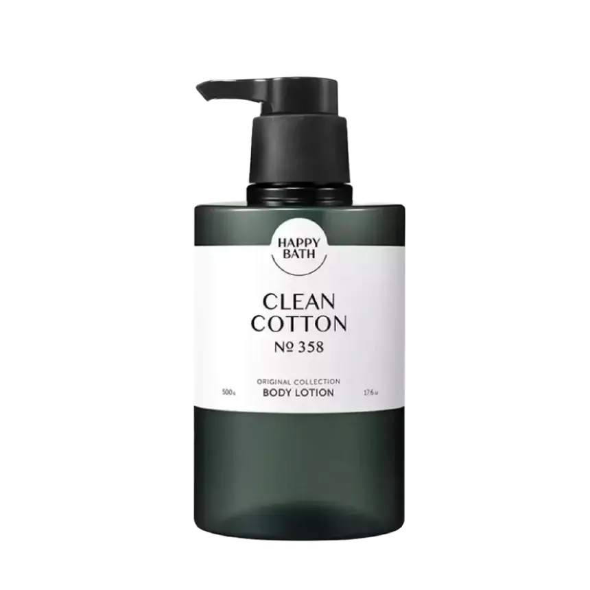 Happy Bath Body Lotion Clean Cotton