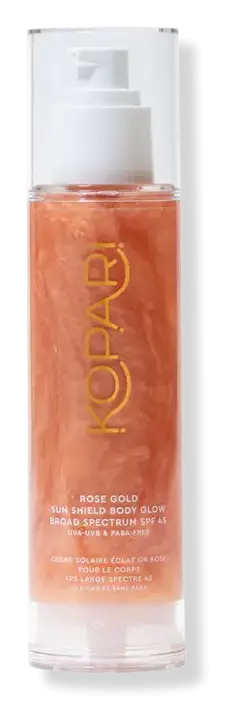Kopari Rose Gold Sun Shield Body Glow SPF 45