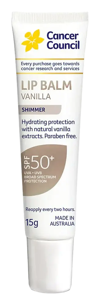 Cancer Council Lip Balm SPF 50+ Vanilla