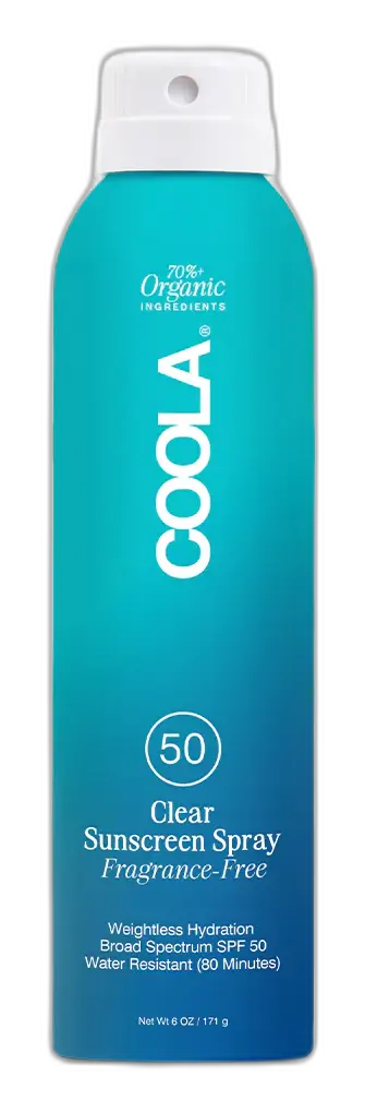 COOLA Classic Body SPF 50 Fragrance Free Sunscreen Spray