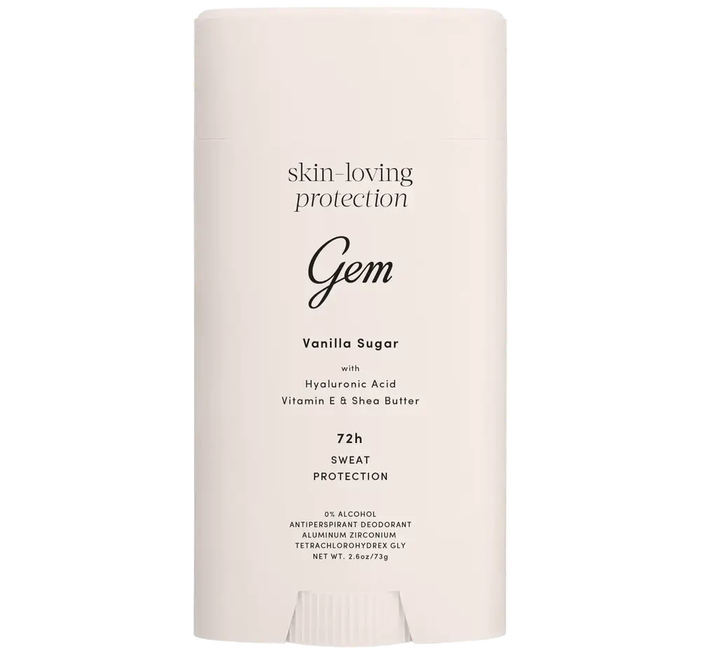 Gem Skin-Loving Protection 72h Sweat Protection Antiperspirant Stick Vanilla Sugar