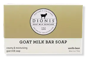 Dionis Vanilla Bean Goat Milk Bar Soap