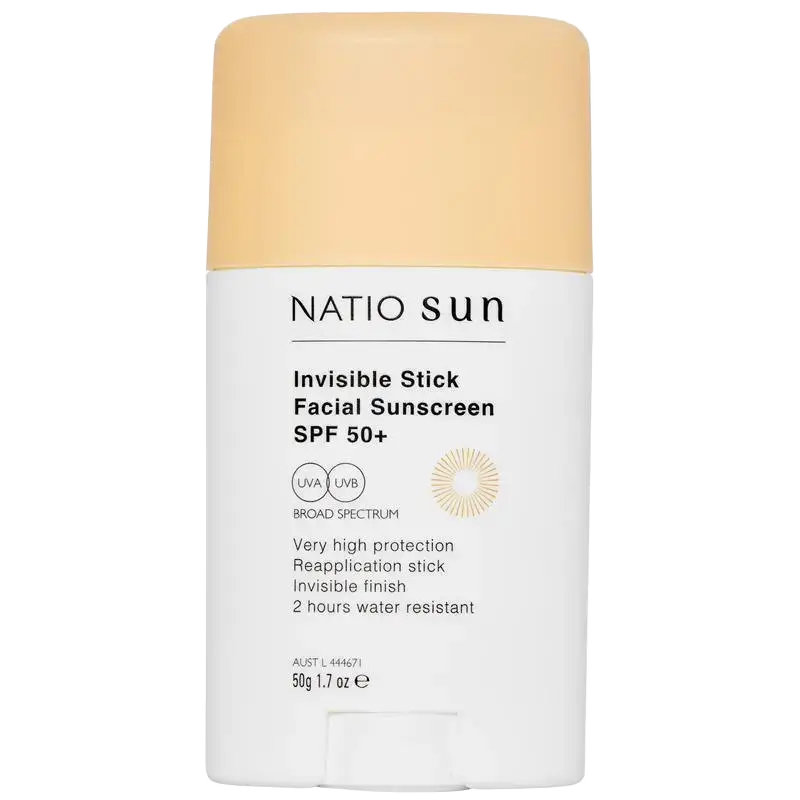 Natio Invisible Stick Facial Sunscreen SPF 50+
