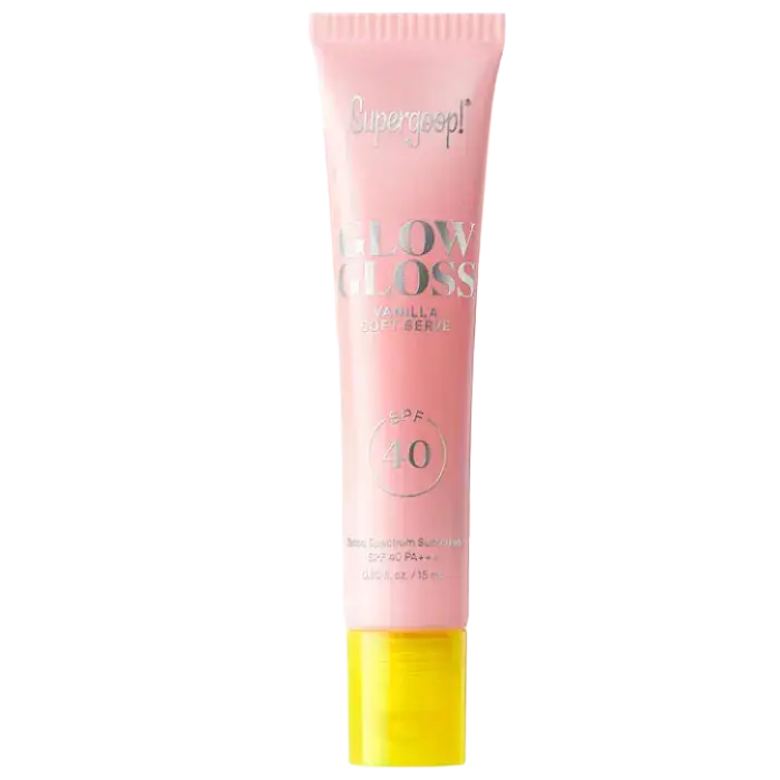 Supergoop! Glow Gloss Lip Balm SPF 40 Vanilla Soft Serve