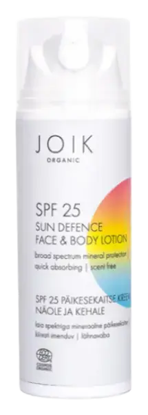 Joik SPF 25 Sun Defence Face & Body Lotion