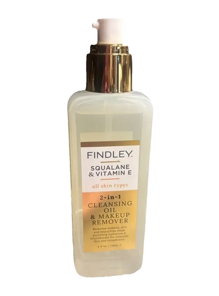 Findley Squalane & Vitamin E 2-In-1 Cleansing Oil & Makeup Remover