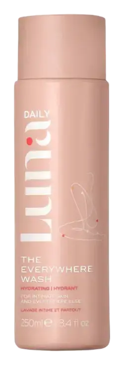 Luna Daily The Hydrating Everywhere pH Balanced Wash - With Prebiotics, Vitamins C + E, Omegas 3 & 6
