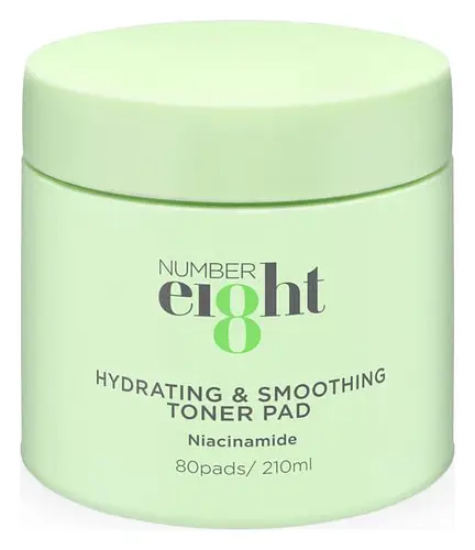 Number eI8ht Hydrating And Smoothing Toner Pad
