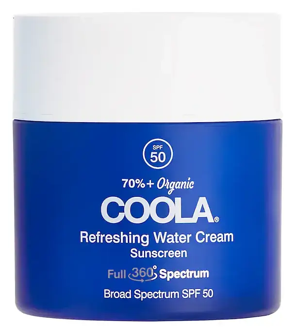COOLA Refreshing Water Cream Organic Face Sunscreen SPF 50