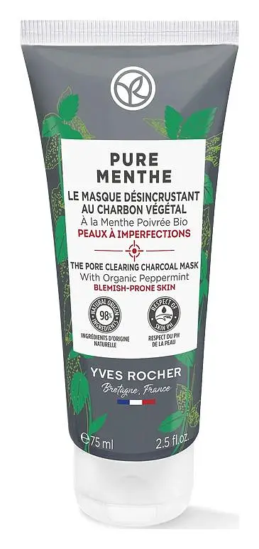 Yves Rocher Pure Menthe The Pore Clearing Charcoal Mask