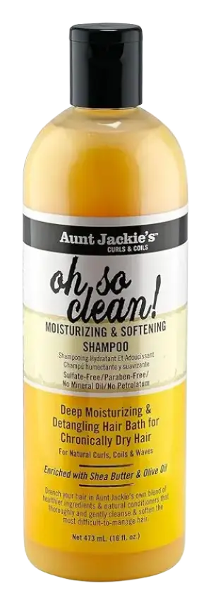 Aunt Jackie's Curls & Coils Oh So Clean Moisturizing And Softening Shampoo