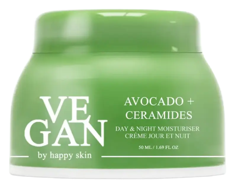 VEGAN by happy skin Avocado + Ceramides Day & Night Moisturiser