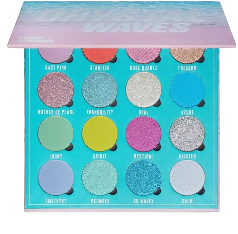 Revolution Beauty Makeup Obsession Eyeshadow Palette Crystal Waves