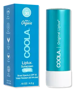 COOLA Organic Liplux Classic Sunscreen Lip Balm SPF 30 Original