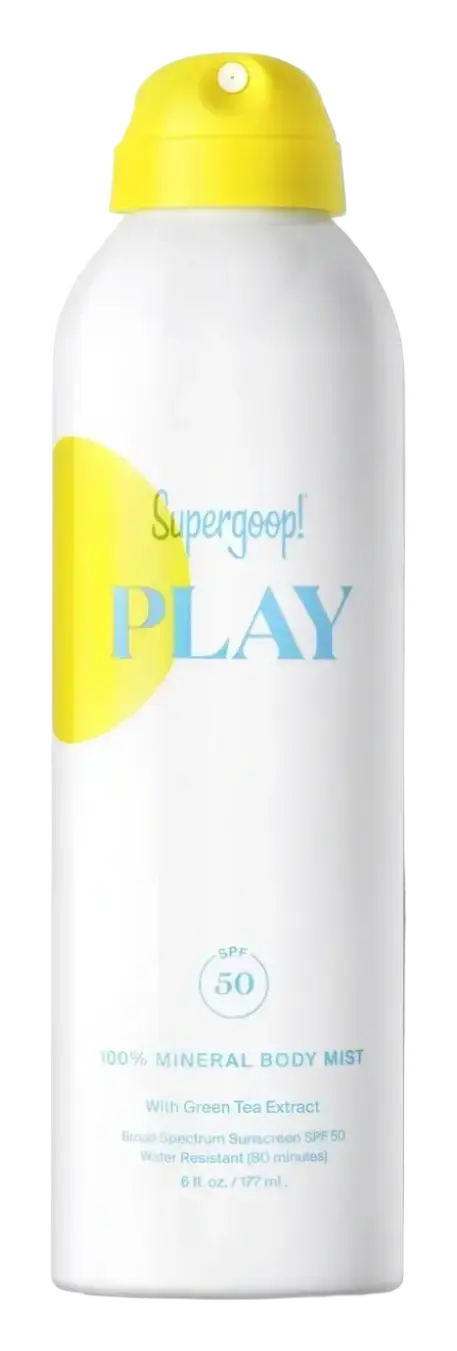 Supergoop! PLAY 100% Mineral Body Mist SPF 50 with Green Tea Extract