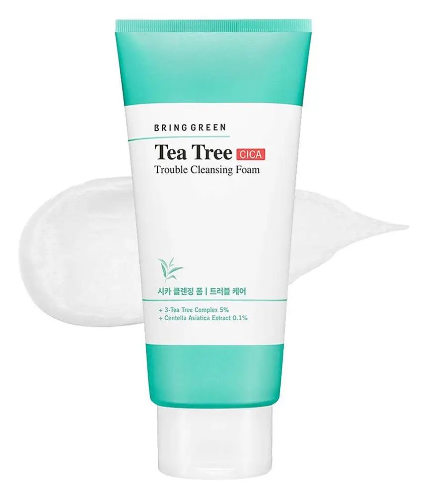 Bring Green Tea Tree Cica Trouble Cleansing Foam