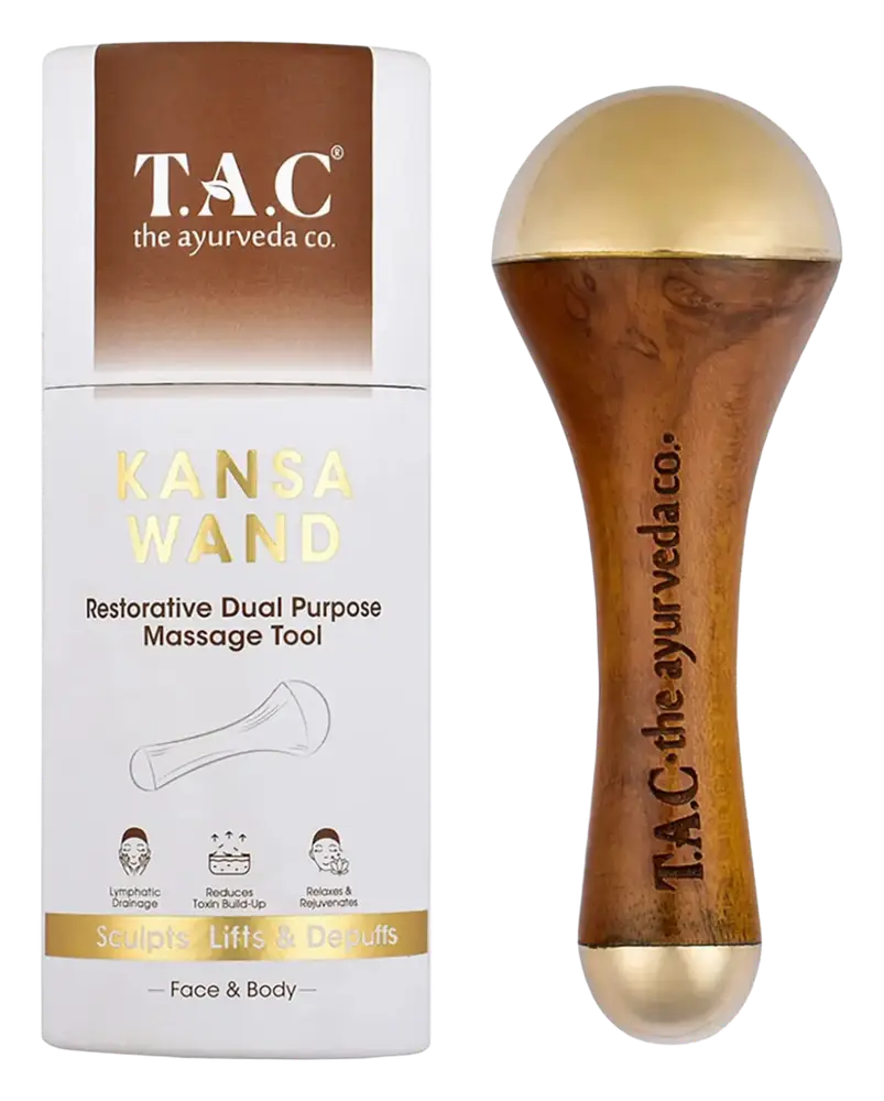 T.A.C (The Ayurveda Co.) Kansa Wand Restorative Dual Purpose Massage Tool
