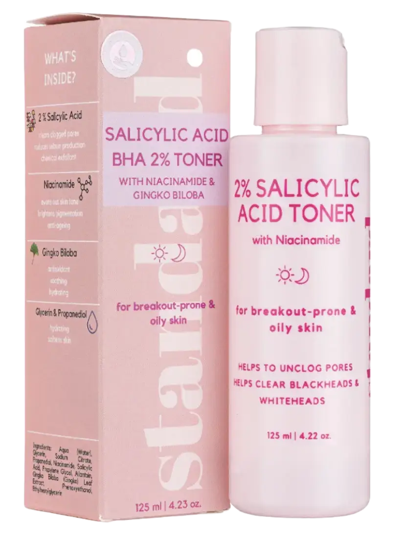 Standard Skin and Beauty 2% Salicylic Acid Toner With Niacinamide