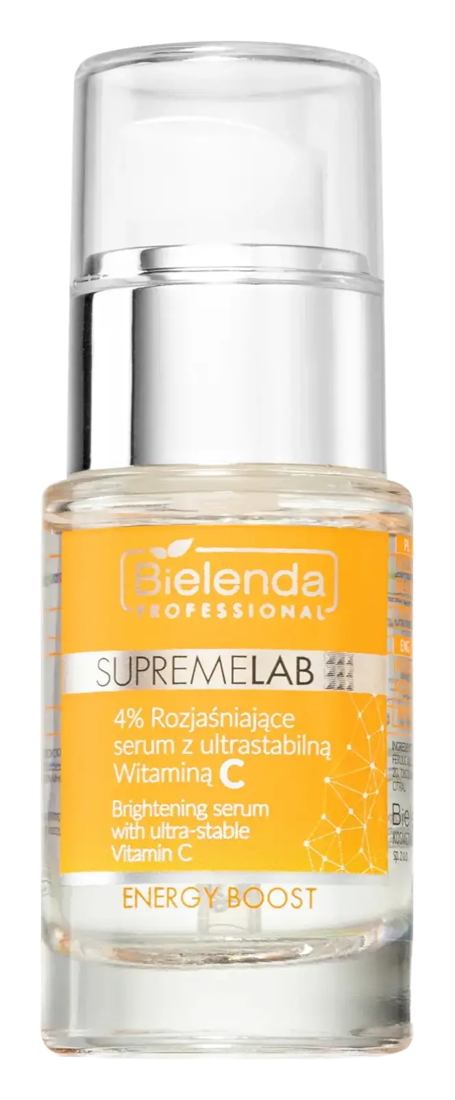 Bielenda Supremelab Energy Boost Brightening Serum with Ultra-Stable Vitamin C