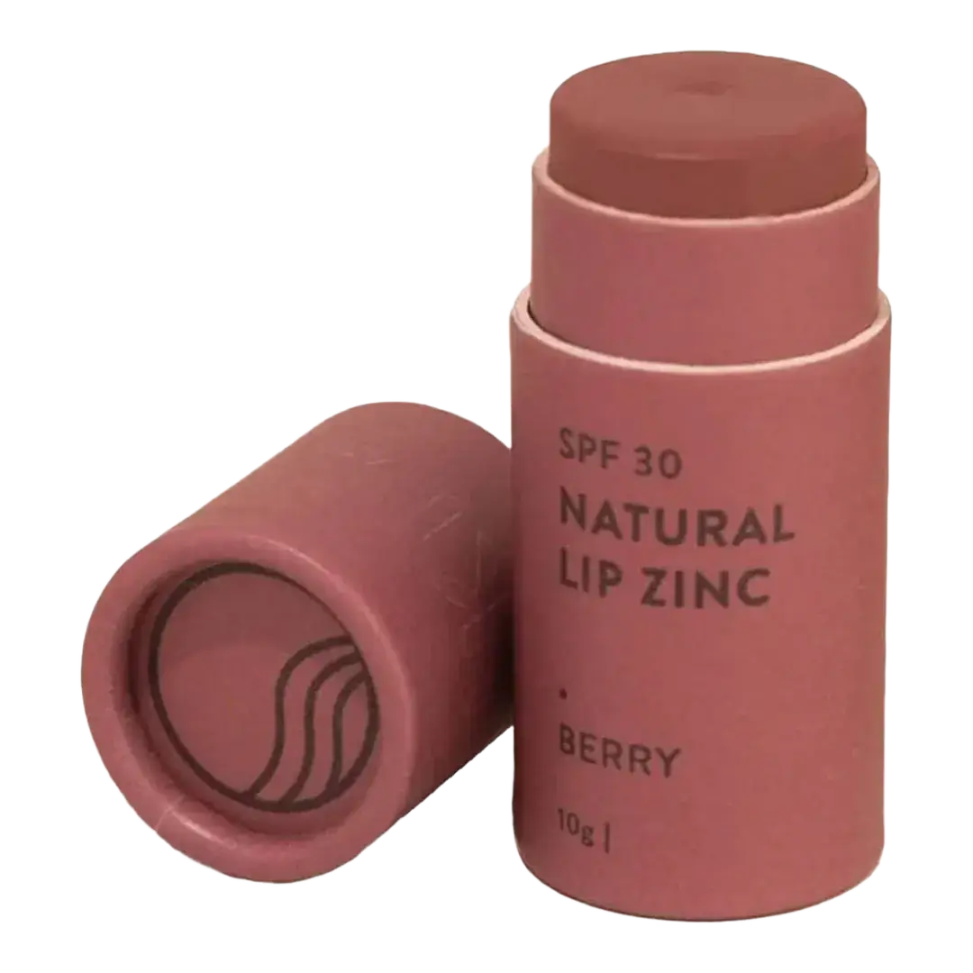 Winki Zinc Natural Tinted Lip Zinc Stick SPF 30 Berry