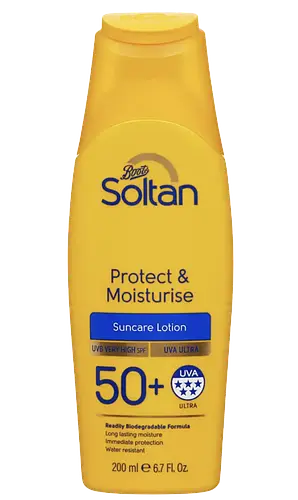 Boots Soltan Protect & Moisturise Lotion SPF 50+