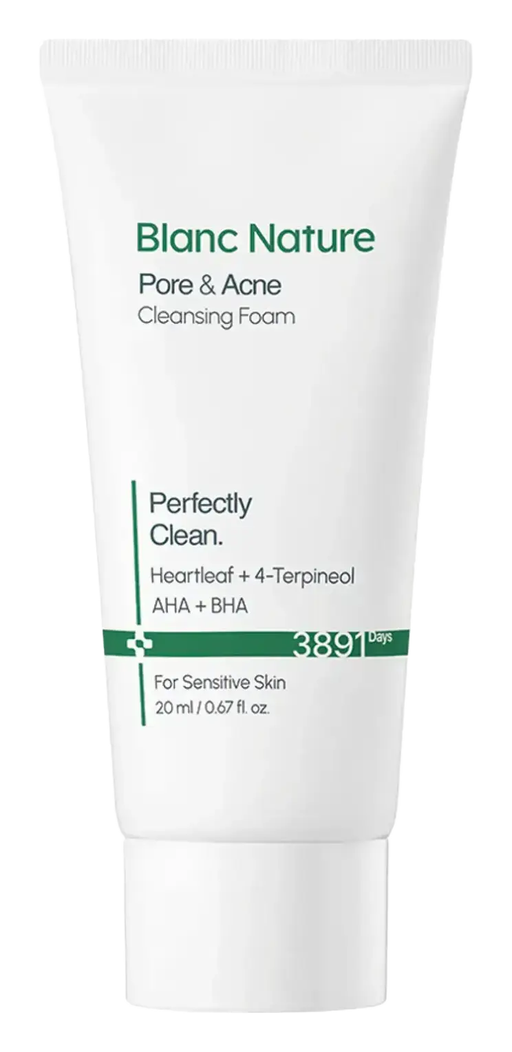 Blanc Nature Pore & Acne Cleansing Foam