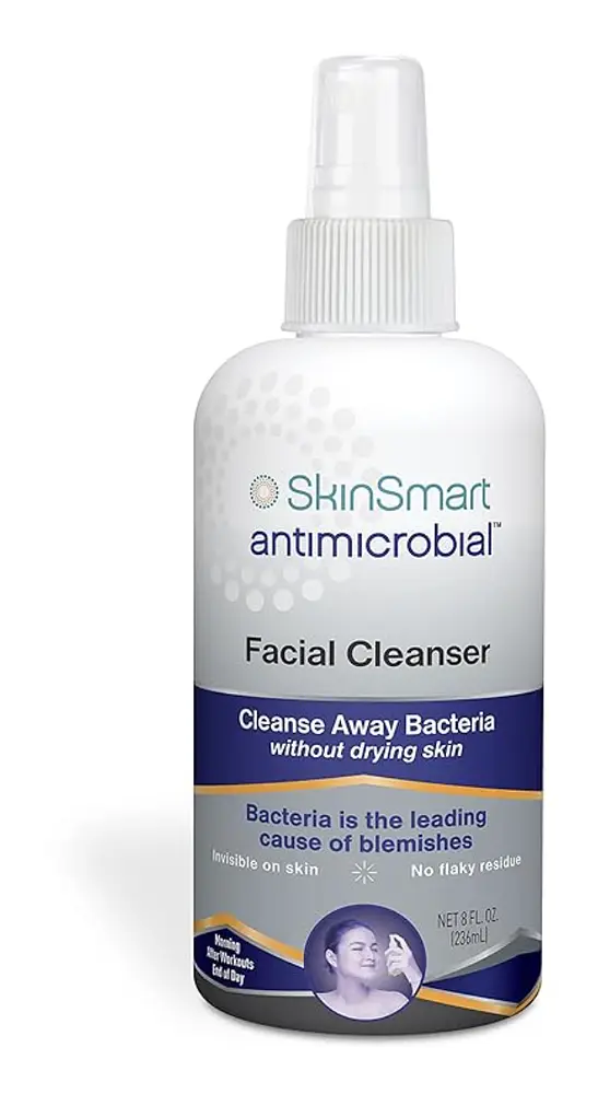 SkinSmart Antimicrobial Facial Cleanser for Acne