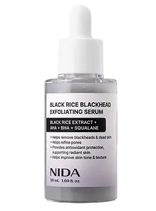 Nida Black Rice Blackhead Exfoliating Serum