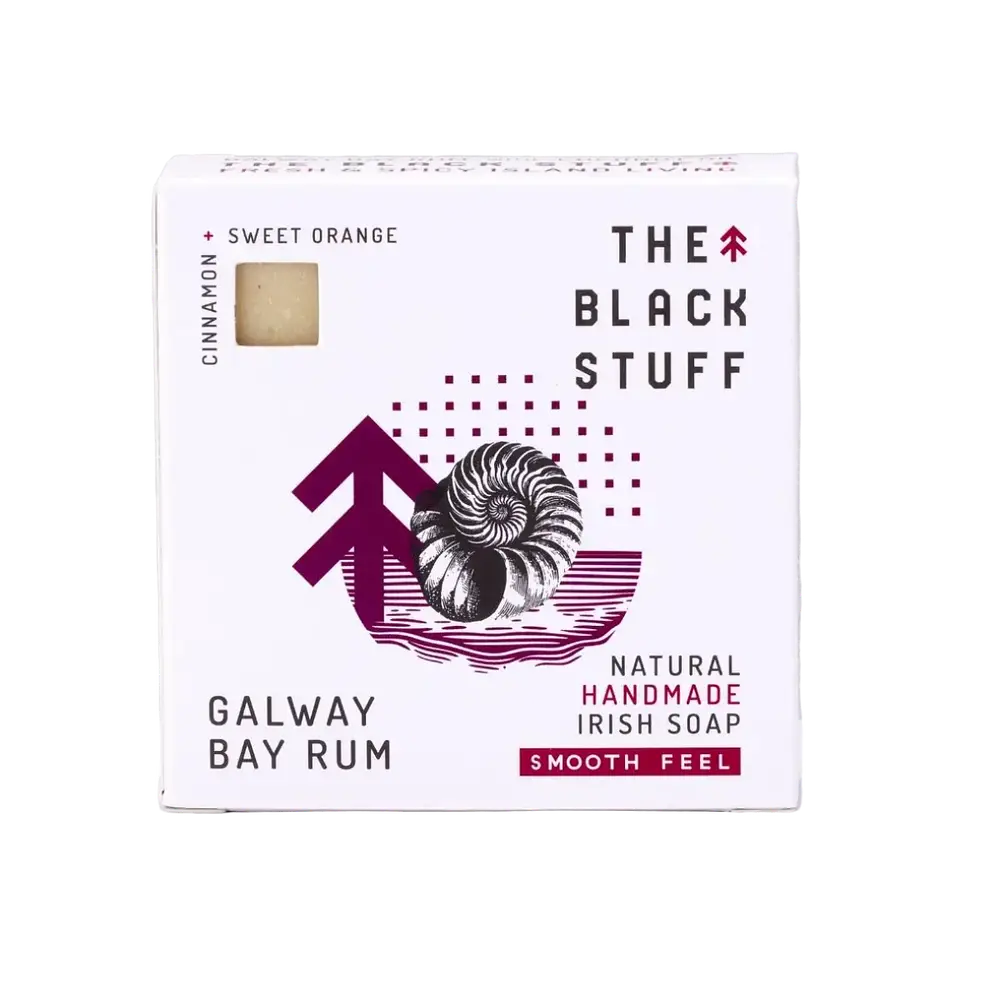 The Black Stuff Galway Bay Rum Natural Handmade Irish Soap