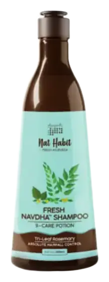 Nat Habit Tri-Leaf Rosemary Navdha Shampoo