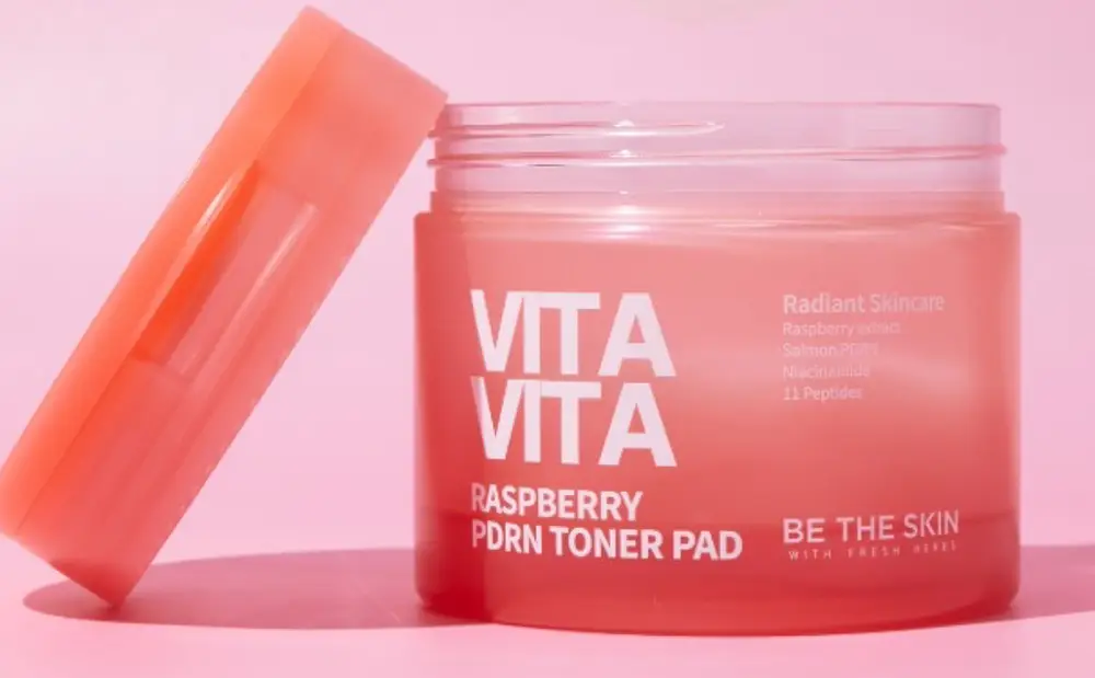 Be The Skin Vita Vita Raspberry PDRN Toner Pad