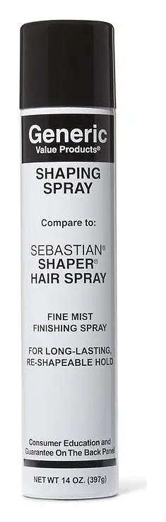 Generic Value Products VOC Shaper Hair Spray Compare To Sebastian Shaper Hair Spray