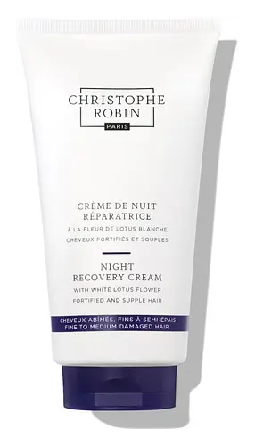 Christophe Robin Night Recovery Cream With White Lotus Flower
