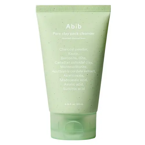 Abib Pore Clay Pack Cleanser Heartleaf Charcoal Foam