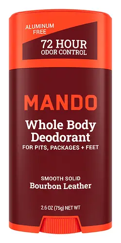 Mando Whole Body Deodorant Stick Bourbon Leather