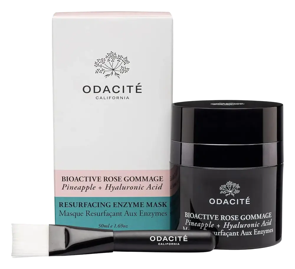 Odacité California Bioactive Rose Gommage Resurfacing Enzyme Mask