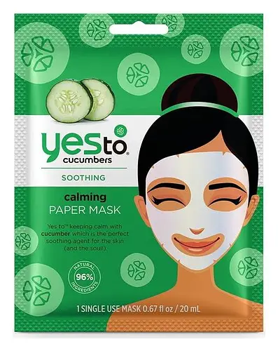 Yes To Cucumbers Calming Paper Face Mask