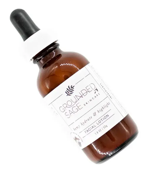 Grounded Sage Hemp Hydrate and Highlight Facial Lotion